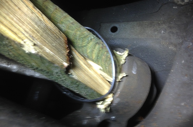Wooden suspension DIY repair 