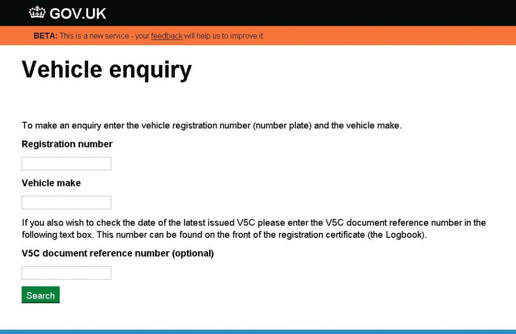 gov number plate search