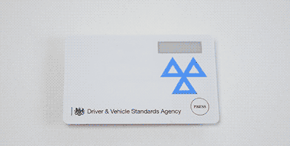 How to use your MOT security card
