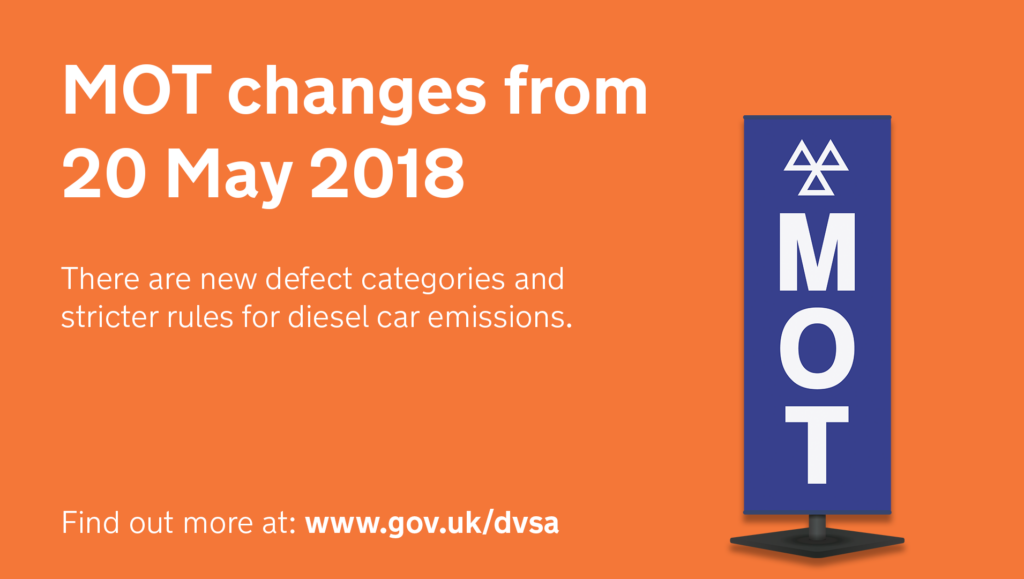 MOT changes from 20 May 2018 graphic